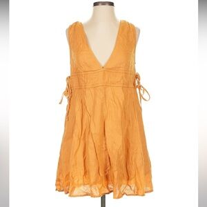 DISSH Pia marigold linen dress